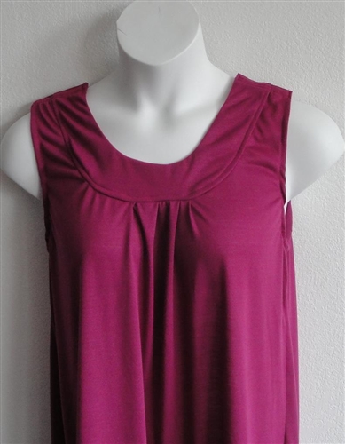 Fuchsia Rayon Post Surgery Shirt - Sara