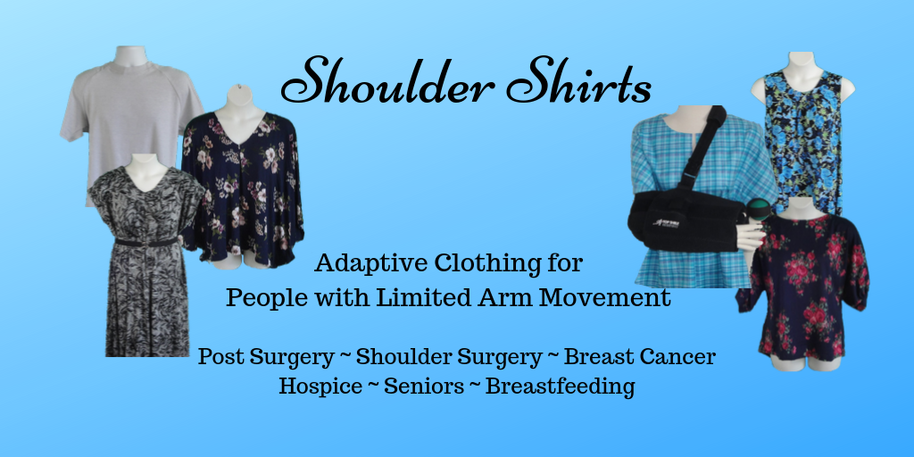 Shoulder Shirts - Post Surgery Clothing for Shoulder, Breast Cancer and  Mastectomy Surgery