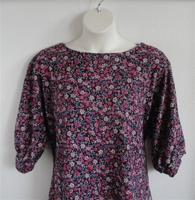 Black/Pink Petite Floral Adaptive Sweater - Jan