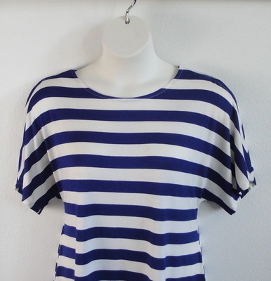 Second - Royal Blue Stripe Post Surgery Shirt - Tracie