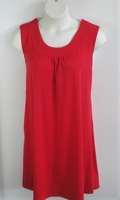 Image Heidi Nightgown - Red Cotton Knit